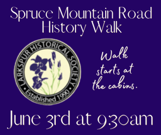 Spruce Mountain Road History Walk June 3rd