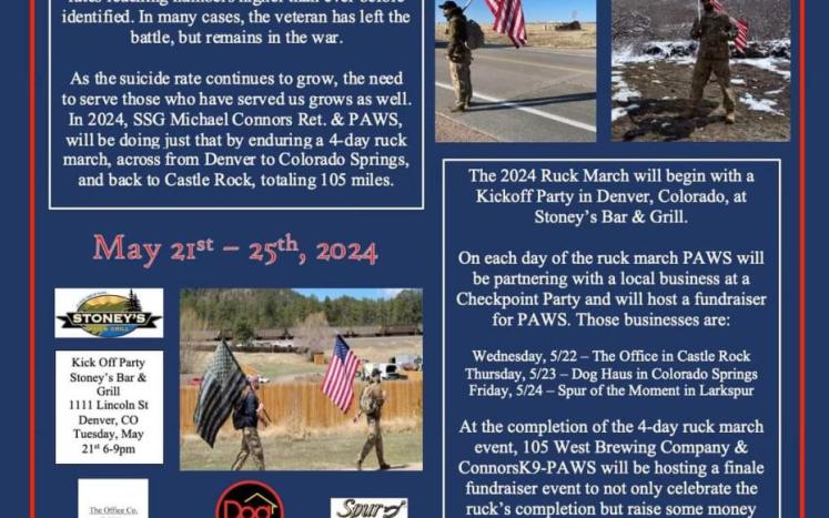 Ruck March May 21-25, 2024